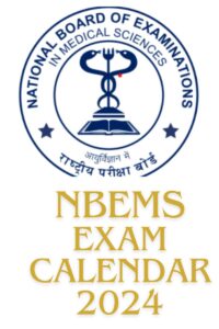 NBEMS Exam Schedule 2024